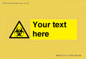 Custom Bio-Hazard Sign